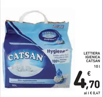 Spazio Conad Catsan Lettiera Igienica 10l offerta