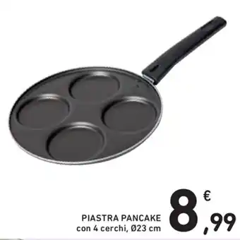 Piastra Pancake 4 cerchi Ø23cm