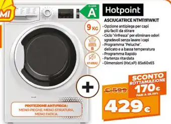 Hotpoint Asciugatrice NTM1191WKIT