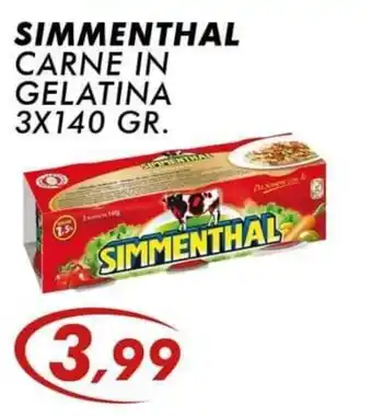 SIMMENTHAL CARNE IN GELATINA 3X140 GR.