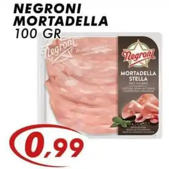 Dolce Sosta Supermercati NEGRONI MORTADELLA 100 GR offerta