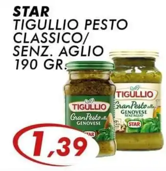 STAR TIGULLIO PESTO CLASSICO/ SENZ. AGLIO 190 GR.