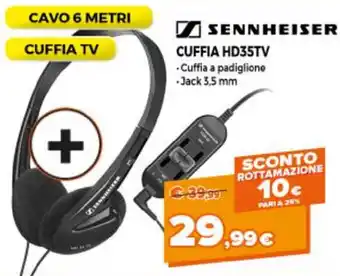 Parente Expert Sennheiser Cuffia HD35TV offerta