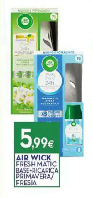 Proshop AIR WICK FRESH MATIC BASE+RICARICA PRIMAVERA/ FRESIA offerta