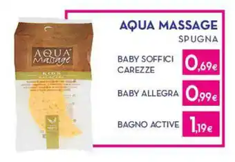 Proshop AQUA MASSAGE SPUGNA BABY SOFFICI CAREZZE offerta