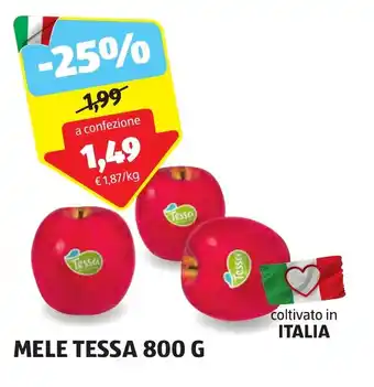 ALDI MELE TESSA 800 G offerta
