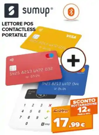 Sumup Lettore POS Contactless Portatile