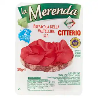 Coop Linea la merenda citterio offerta