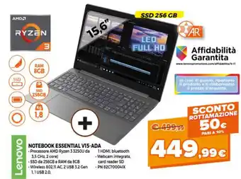 Lenovo Notebook Essential V15-ADA