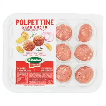 Ipercoop Linea polpettine di tacchino e pollo amadori offerta