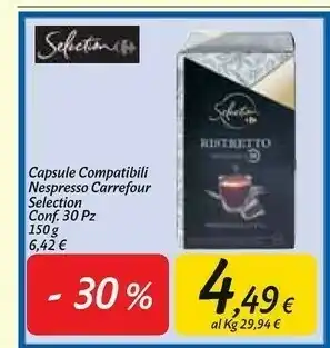 Carrefour Market Nespresso Cialde caffè offerta