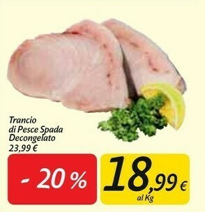 Carrefour Market Pesce spada offerta