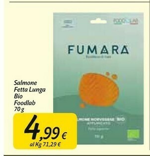 Carrefour Market Foodlab Salmone affumicato offerta