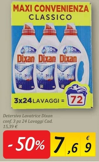 Carrefour Market Dixan Detersivo lavatrice offerta
