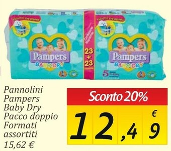 Carrefour Market Pampers Baby Dry offerta