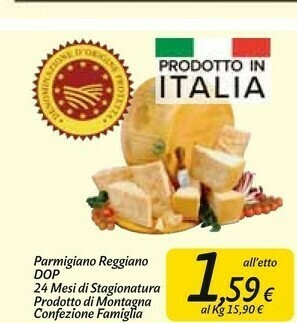 Carrefour Market Parmigiano reggiano Parmigiano offerta