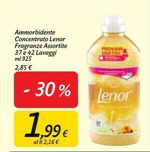 Carrefour Market Lenor Ammorbidente offerta