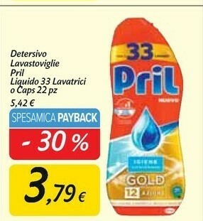 Carrefour Market Pril Detersivo lavastoviglie offerta