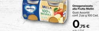 Carrefour Market Mellin Omogeneizzato Alla Frutta offerta