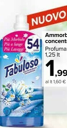 Carrefour Market Fabuloso Ammorbidente Concentrato offerta