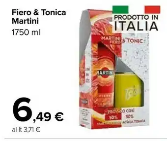 Carrefour Market Martini Fiero & Tonica offerta