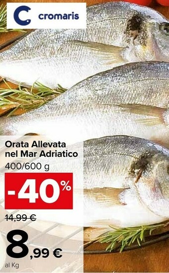 Carrefour Market Cromaris Orata Allevata Nel Mar Adriatico offerta
