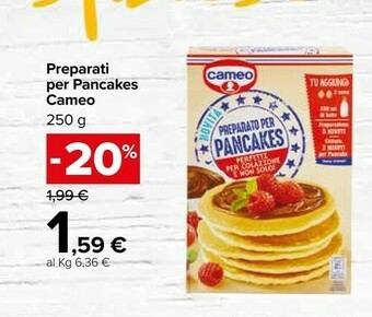 Carrefour Market Cameo Preparato Per Pancakes offerta