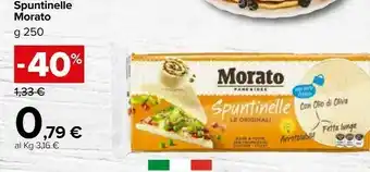 Carrefour Market Morato Spuntinelle Le Originali Arrotolabili offerta