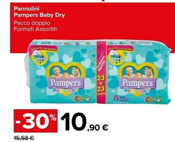 Carrefour Market Pampers Pannolini Baby Dry offerta