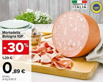 Carrefour Market Mortadella Bologna Igp offerta