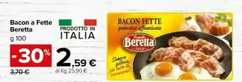 Carrefour Market Beretta Bacon A Fette offerta