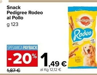 Carrefour Market Pedigree Rodeo Universale Manzo offerta