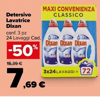 Carrefour Market Dixan Detersivo Lavatrice offerta