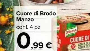 Carrefour Market Knorr Cuore Di Brodo Manzo offerta