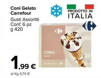 Carrefour Market Carrefour Coni Gelato offerta