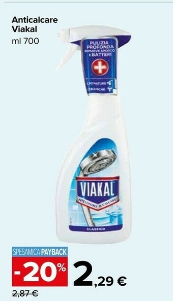 Carrefour Viakal Anticalcare offerta