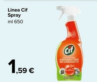 Carrefour Cif Linea Spray offerta
