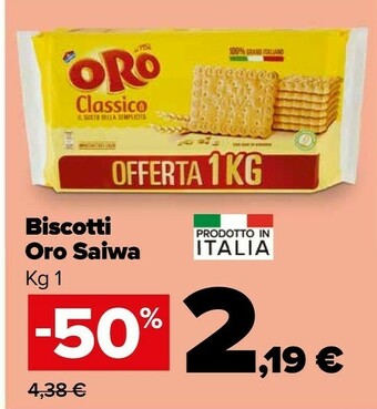Carrefour Saiwa Oro offerta