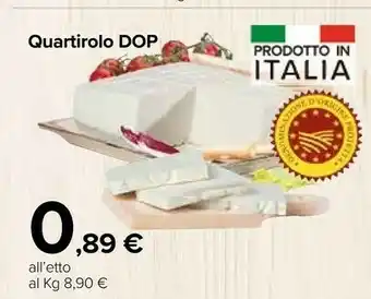 Carrefour Market Quartirolo Dop offerta