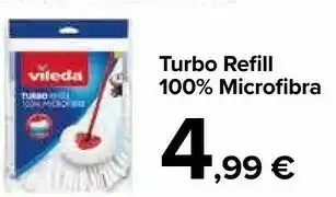 Carrefour Vileda Turbo Refill 100% Microfibra offerta