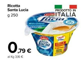 Carrefour Santa lucia Ricotta offerta