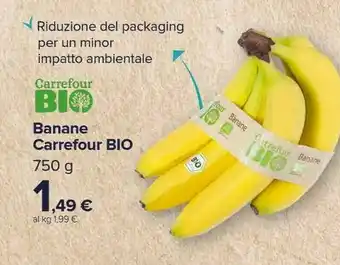 Carrefour Carrefour Bio Banane offerta