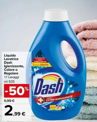 Carrefour Dash Liquido Lavatrice offerta