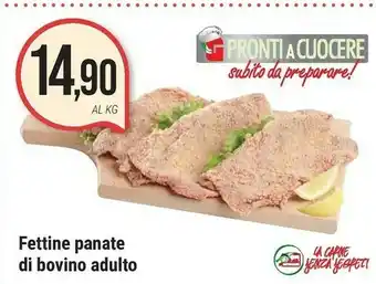 Supermercati Gulliver Fettine Panate Di Bovino Adulto offerta