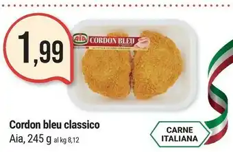 Supermercati Gulliver Aia Cordon Bleu Classico Prosciutto E Formaggio 245 G(ml) offerta