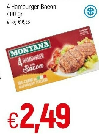 Famila Montana Hamburger offerta
