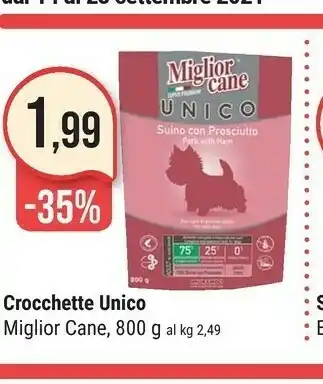 Miglione Cane Crocchette Unico