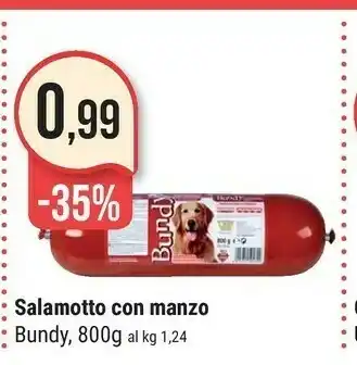 Supermercati Gulliver Bundy Salamotto Con Manzo offerta