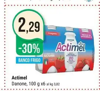 Supermercati Gulliver Danone Danone - Actimel Fragola 600 g(ml) offerta