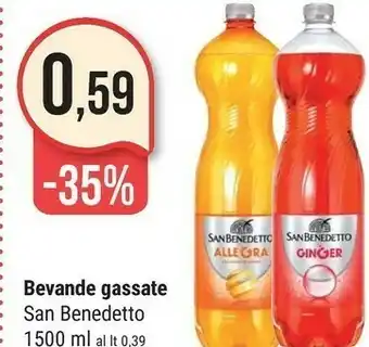Supermercati Gulliver San Benedetto Ginger 1500 G(ml) offerta